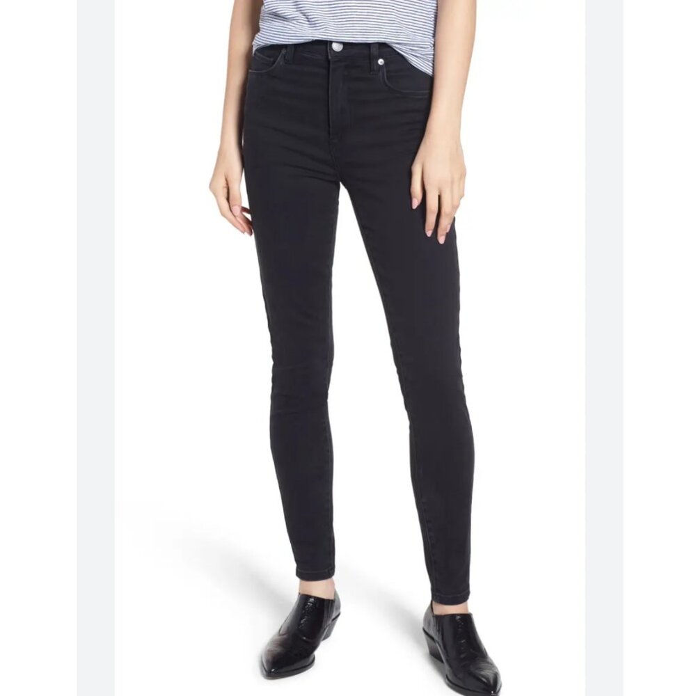 Blank NYC The Great Jones High Rise Skinny Jeans, Size 30, Black